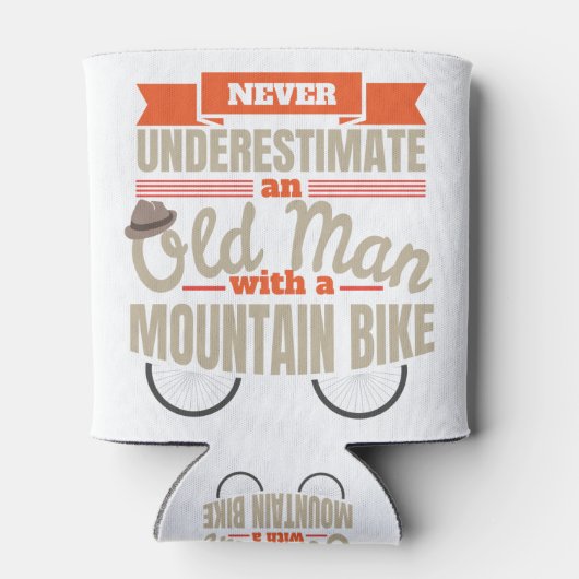 マウンテンバイクを持つ老人を甘く見てはいけない 缶クーラー (裏面)
