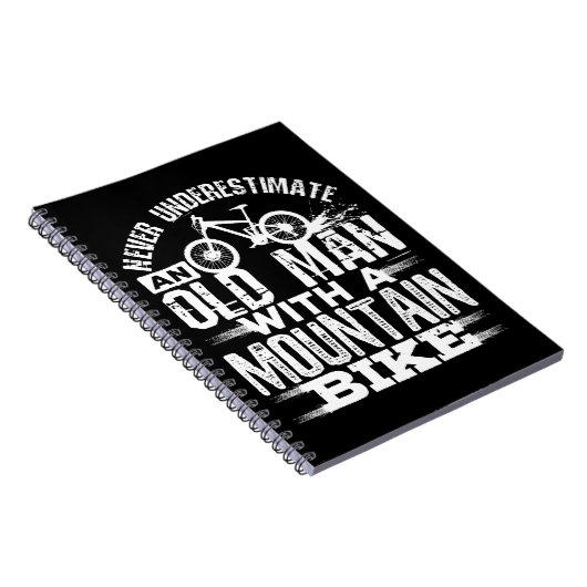 マウンテンバイクを持つ老人を甘く見ない ノートブック (右側)