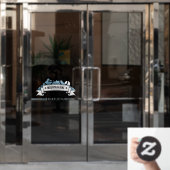 マウンテンバイクアウトドアアドベンチャー3自転車店 ウィンドウサイン (オフィスドア)