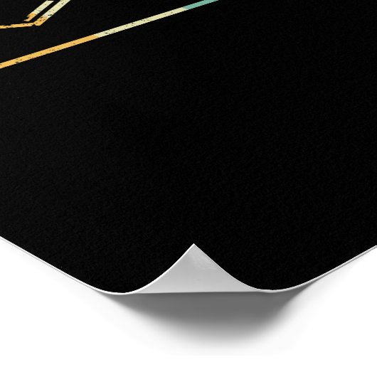 マウンテンバイクアドレナリンフォーミュラ下り坂サイクリングM ポスター (角)