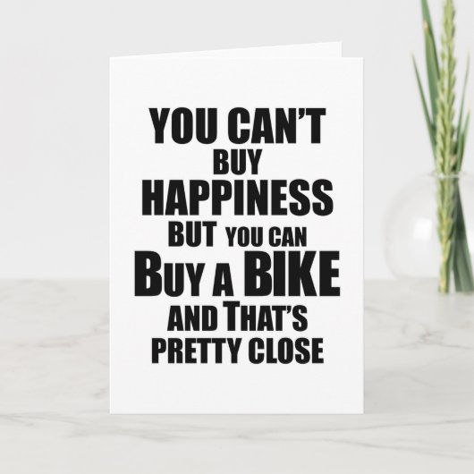 マウンテンバイクサイクリングサイクリングバイクもしくは自転車に乗る人ギフト カード (正面)