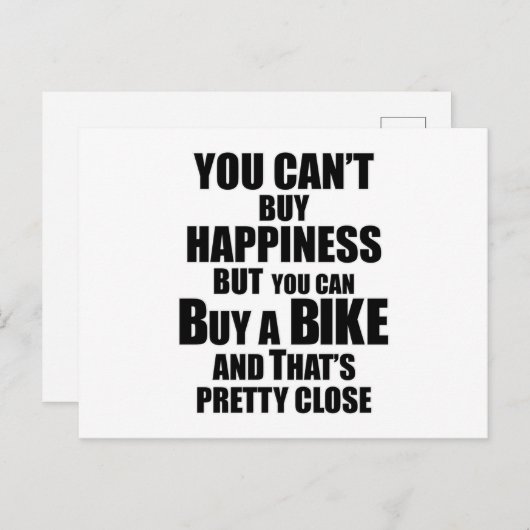 マウンテンバイクサイクリングサイクリングバイクもしくは自転車に乗る人ギフト ポストカード (正面/裏面)