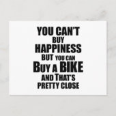 マウンテンバイクサイクリングサイクリングバイクもしくは自転車に乗る人ギフト ポストカード (正面)