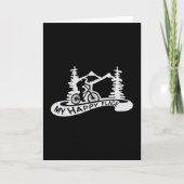 マウンテンバイクサイクリングダウンヒルバイクMTBギフト カード (正面)