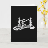 マウンテンバイクサイクリングダウンヒルバイクMTBギフト カード (黄色い花)