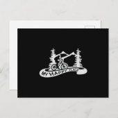 マウンテンバイクサイクリングダウンヒルバイクMTBギフト ポストカード (正面/裏面)