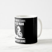 マウンテンバイクサイクリング自転車が贈り物を過小評価 コーヒーマグカップ (正面右)