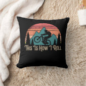 マウンテンバイクサイクリング自転車この方法で転がす クッション (ブランケット)