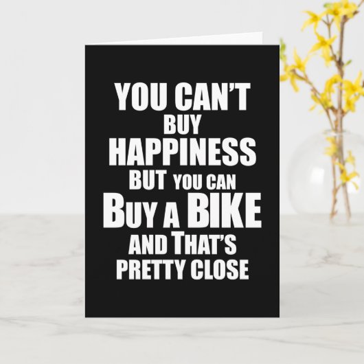 マウンテンバイクサイクリング自転車サイクリングMTBギフトアイディア カード (黄色い花)