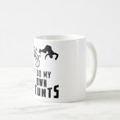 マウンテンバイクサイクリング自転車ダウンヒルギフトアイディア コーヒーマグカップ (正面右)