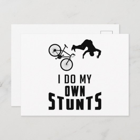 マウンテンバイクサイクリング自転車ダウンヒルギフトアイディア ポストカード (正面/裏面)
