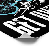 マウンテンバイクサイクリング自転車Itsジャストアヒル ポスター (角)