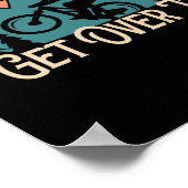 マウンテンバイクサイクリング自転車Itsジャストアヒル ポスター (角)