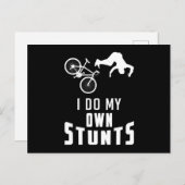 マウンテンバイクサイクリングMTB自転車ダウンヒルギフト ポストカード (正面/裏面)
