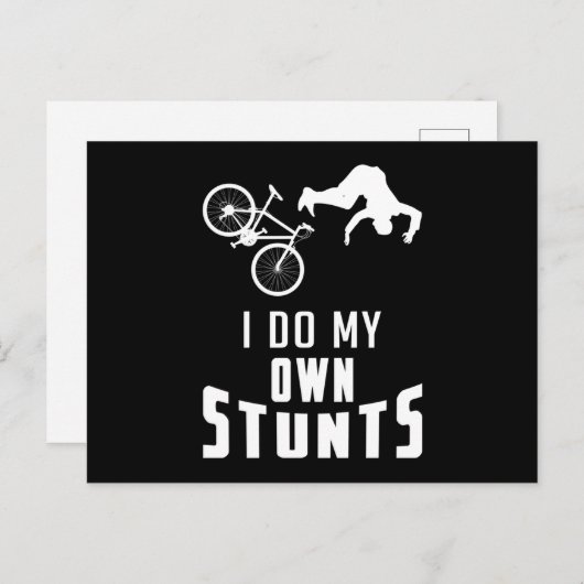 マウンテンバイクサイクリングMTB自転車ダウンヒルギフト ポストカード (正面/裏面)
