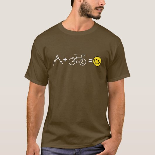 マウンテンバイクシャツ，マウンテンバイクギフト，マウンテンバイ Tシャツ (正面)