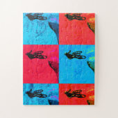 マウンテンバイクジャンプ – BMXライダー ジグソーパズル (縦)