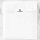 マウンテンバイクハートビートマウンテンバイクサイクリングプレゼント ラウンドシール (バッグ)