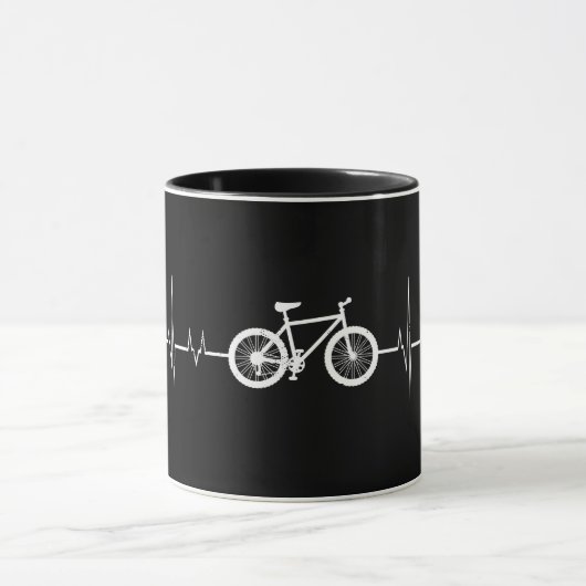 マウンテンバイクハートビート マグカップ (中央)