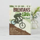 マウンテンバイクバイクパーティの招待状 招待状 (スタンド正面)