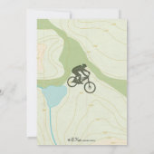 マウンテンバイクバイクパーティの招待状 招待状 (裏面)