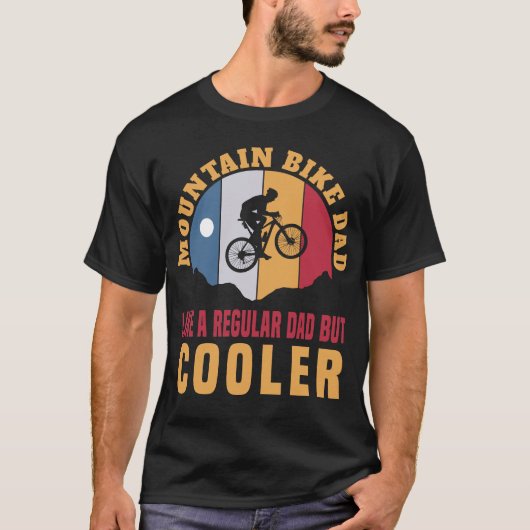 マウンテンバイクパパマウンテンサイクリングエンデューロMBT Tシャツ (正面)