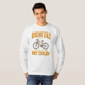 マウンテンバイクパパ普通のサイクリング愛好家のような Tシャツ (正面フル)