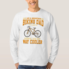 マウンテンバイクパパ普通のサイクリング愛好家のような Tシャツ