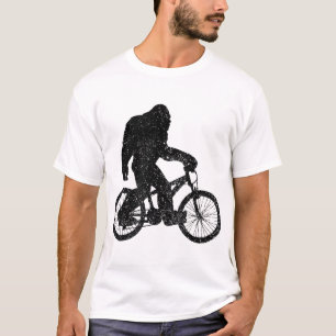 マウンテンバイクビッグフットMTBサイクリングサイクリングおもしろいBik Tシャツ
