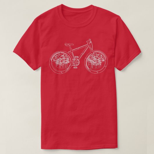 マウンテンバイクフォレスト Tシャツ (デザイン正面)