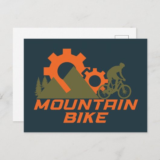 マウンテンバイクマウンテンバイク シーズンポストカード (正面/裏面)