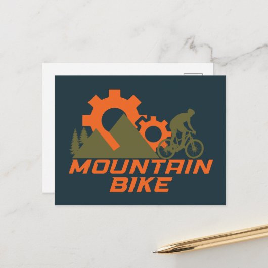 マウンテンバイクマウンテンバイク シーズンポストカード (正面/裏面インサイチュ)