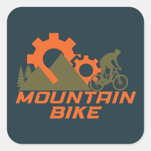 マウンテンバイクマウンテンバイク スクエアシール (正面)