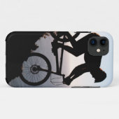 マウンテンバイクライダー。ケープタウンライオンズヘッド Case-Mate iPhoneケース (裏面(横))