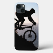 マウンテンバイクライダー。ケープタウンライオンズヘッド Case-Mate iPhoneケース (裏面)