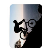 マウンテンバイクライダー。ケープタウン・ライオンズヘッド マグネット (縦)