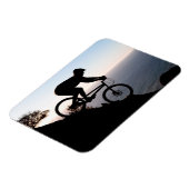 マウンテンバイクライダー。ケープタウン・ライオンズヘッド マグネット (左側)