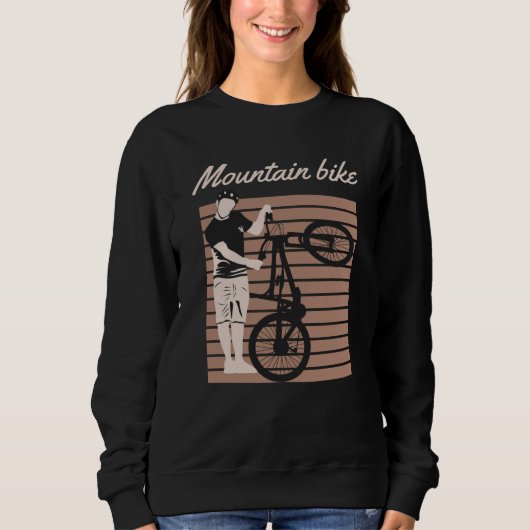マウンテンバイクライダー スウェットシャツ (正面)