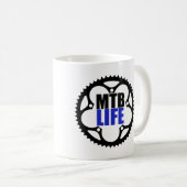 マウンテンバイクライフ コーヒーマグカップ (正面右)