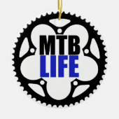 マウンテンバイクライフ セラミックオーナメント (正面)