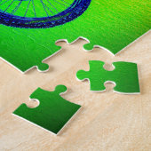 マウンテンバイクランデグラmtb bmx ジグソーパズル (側面)