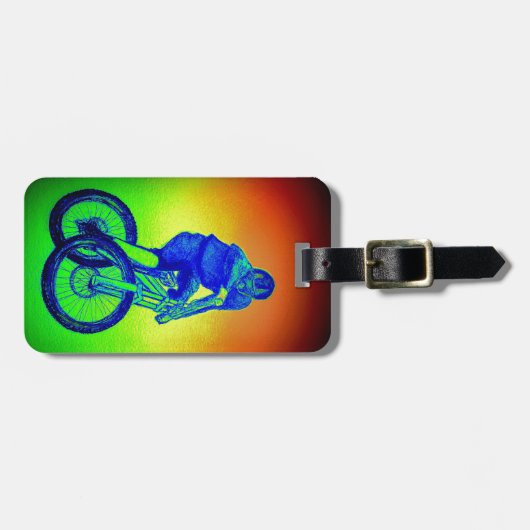 マウンテンバイクランデグラmtb bmx ラゲッジタグ (正面横)