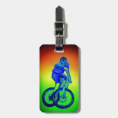 マウンテンバイクランデグラmtb bmx ラゲッジタグ (正面縦)