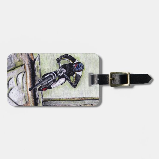 マウンテンバイクランデグラmtb bmx ラゲッジタグ (正面横)