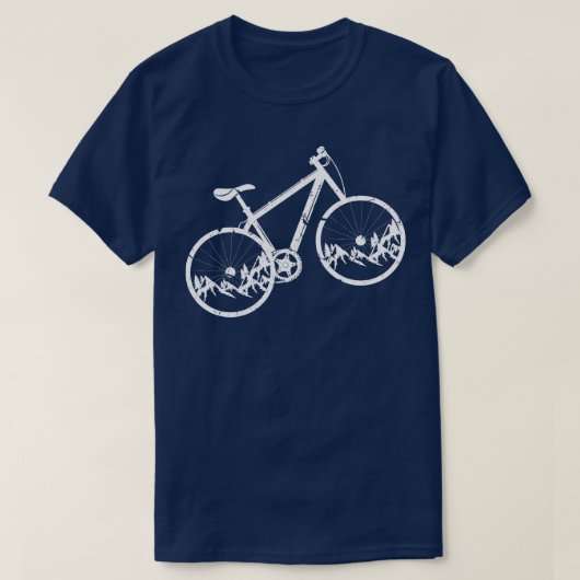 マウンテンバイクリング Tシャツ (デザイン正面)