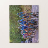 マウンテンバイクレースジグソーパズル ジグソーパズル (縦)