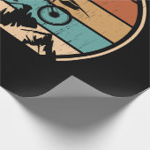 マウンテンバイクヴィンテージMTBダウンヒルサイクリングサイクリング ラッピングペーパー (角)