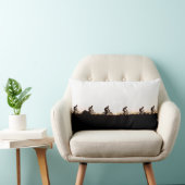 マウンテンバイク乗り手がダムを乗り越える ランバークッション (椅子)