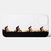 マウンテンバイク乗り手がダムを乗り越える Case-Mate iPhoneケース (裏面 (横))