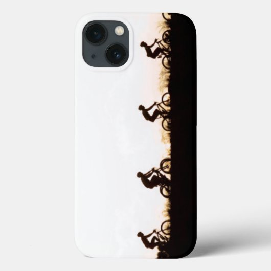 マウンテンバイク乗り手がダムを乗り越える Case-Mate iPhoneケース (裏面)